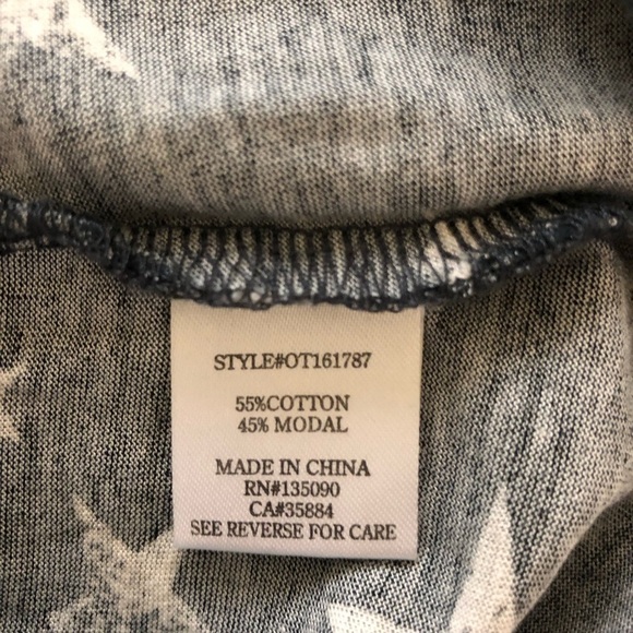 Others Follow. Open Back Tank. Stars & Stripes. Navy Blue, Red, White. Medium. - Picture 8 of 8